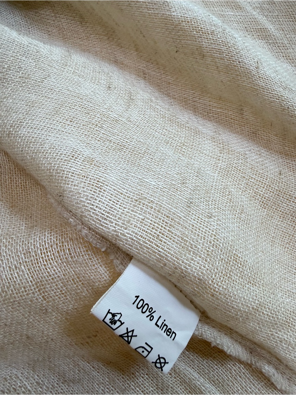 H240 Set A Rare Bird L/XL w15-24 Paper Crane OS w15-22 Cream Linen StarTunic - Picture 15 of 16
